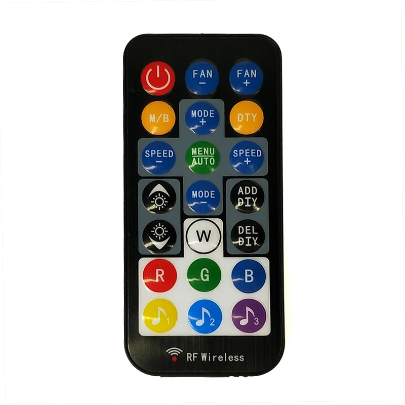 COOLMOON Computer case fan LED HUB with remote ARGB music controller Fan light flashes with the rhythm of the music