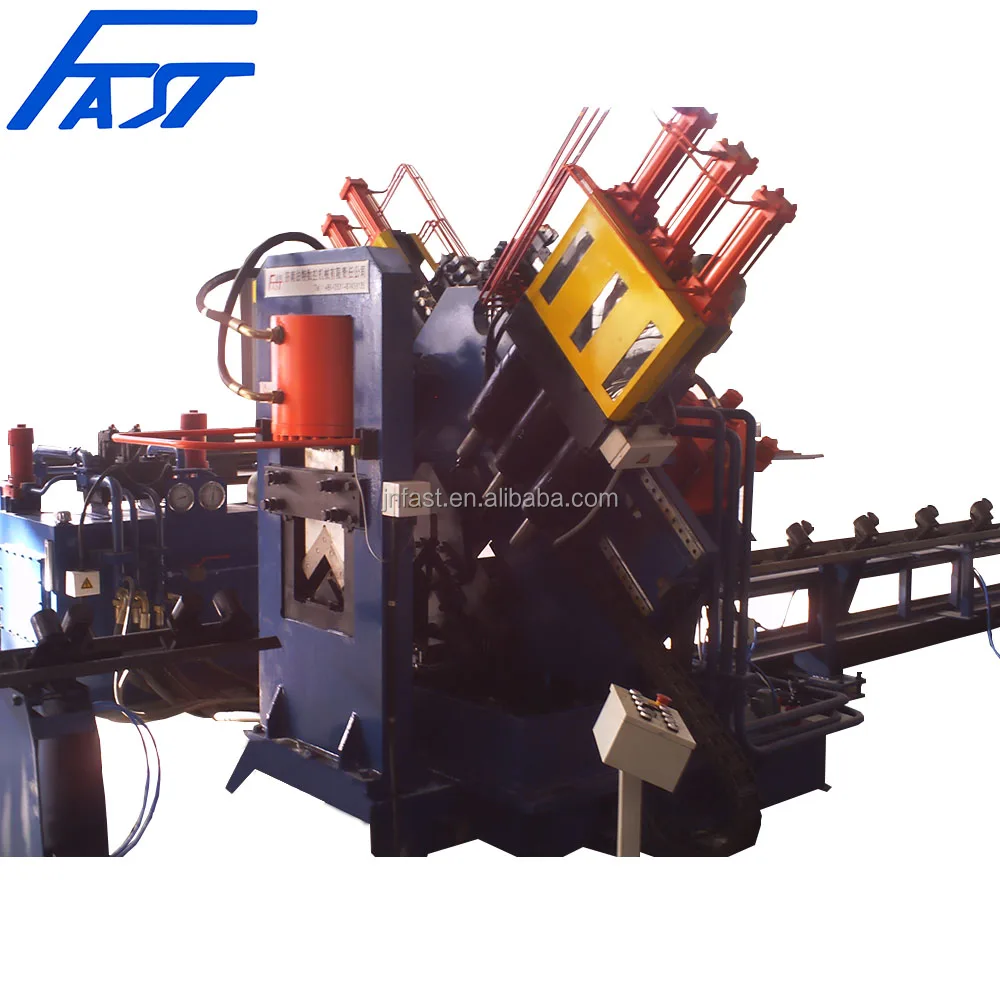 Jinan FAST Efficient CNC Angle Drilling And Marking Machine For Iron Tower Industry Model JX2532 Exported To Russia