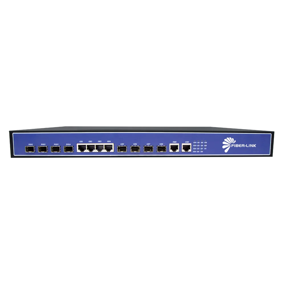 4PON EPON GEPON OLT с управлением SNMP 10G Uplink