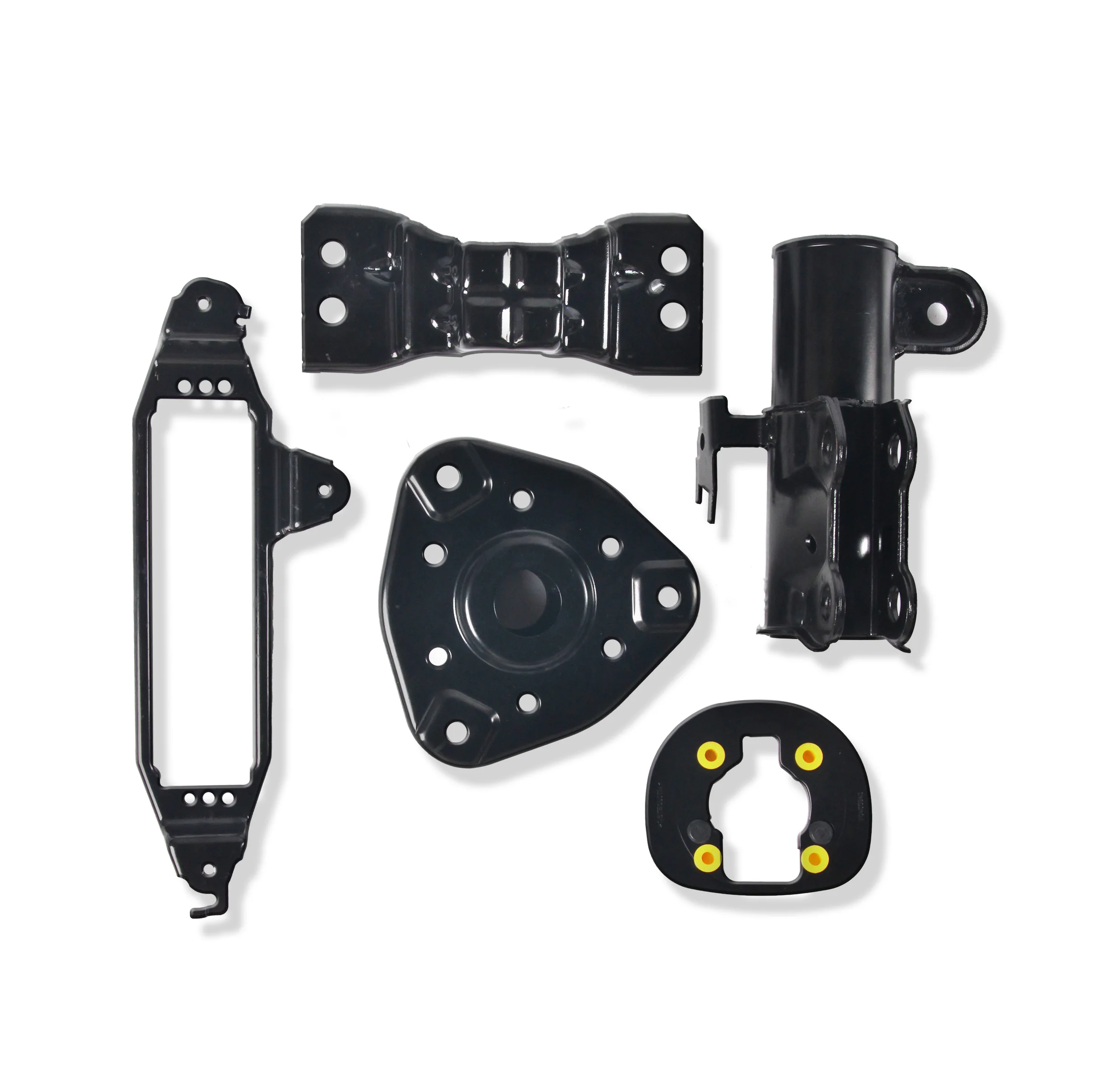 OEM Auto Coating Hardware Stamping Parts Golden Metal Fabrication for Custom Vehicle Made of Steel Brass Machining Process