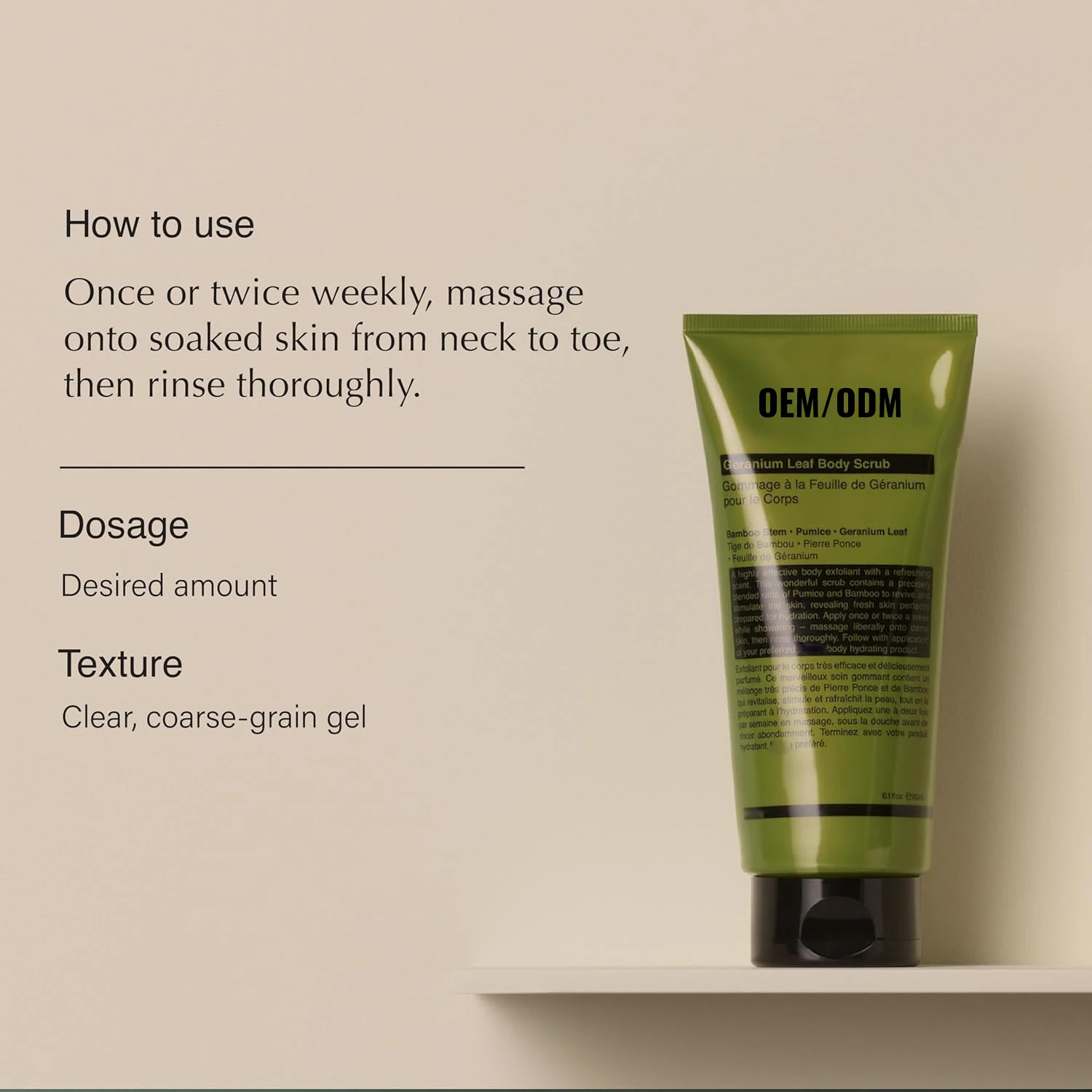 Wholesale Private Label Hydrating Organic Natural Deep Cleansing Exfoliating Salt Body Scrub Cream