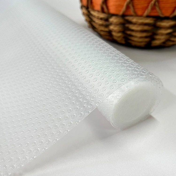 Manufacturer custom size Clear EVA Anti Slip Mat for shelf liner kitchen pad cabinet drawer liner