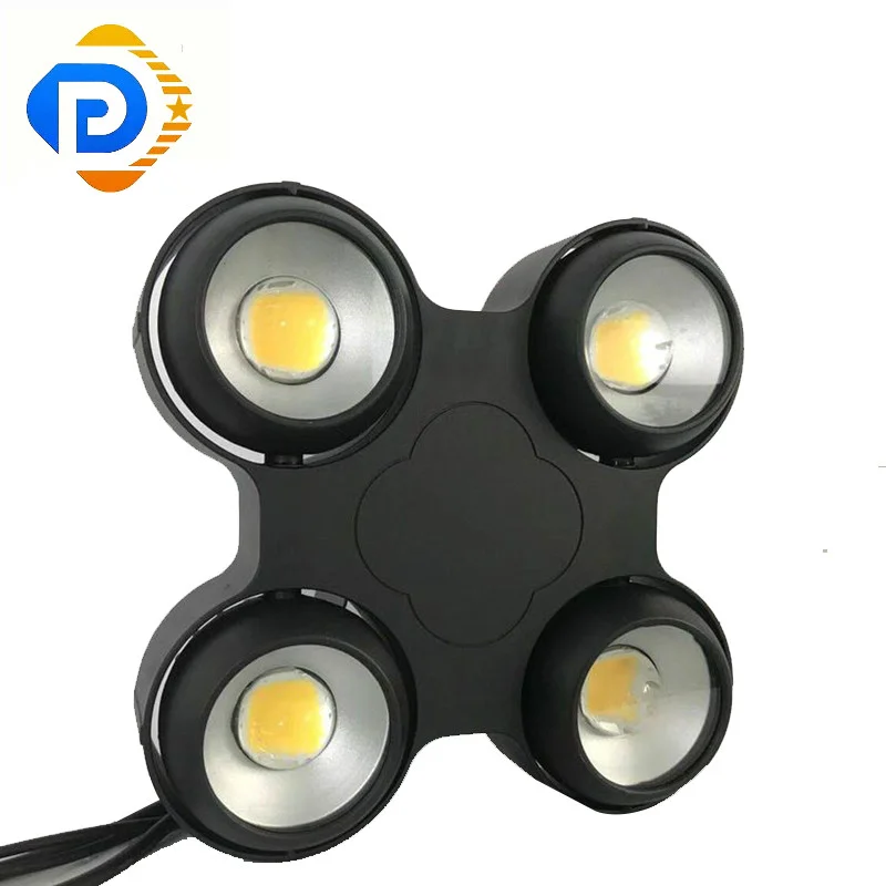 
outdoor dmx512 blinder light 4x100w cob blinder 2in1 stage lighting 
