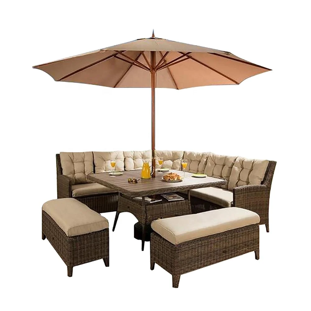 Royal 6pcs sofa garden outdoor wicker rattan furniture outlet