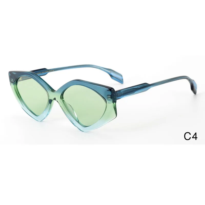 high quality Light Weight colorful uv protection eye  shades optical frames mixed titanium and acetate polarized sunglasses