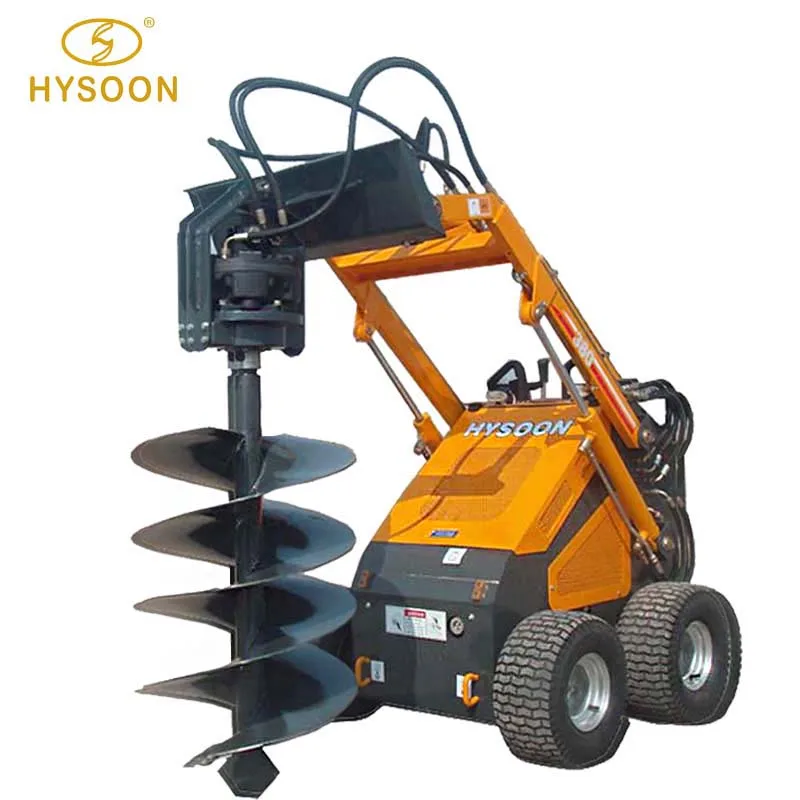 small multifunctional mini skid steer earth auger/ post hole diggers loader machine, mirco mini digger mini excavator for garden