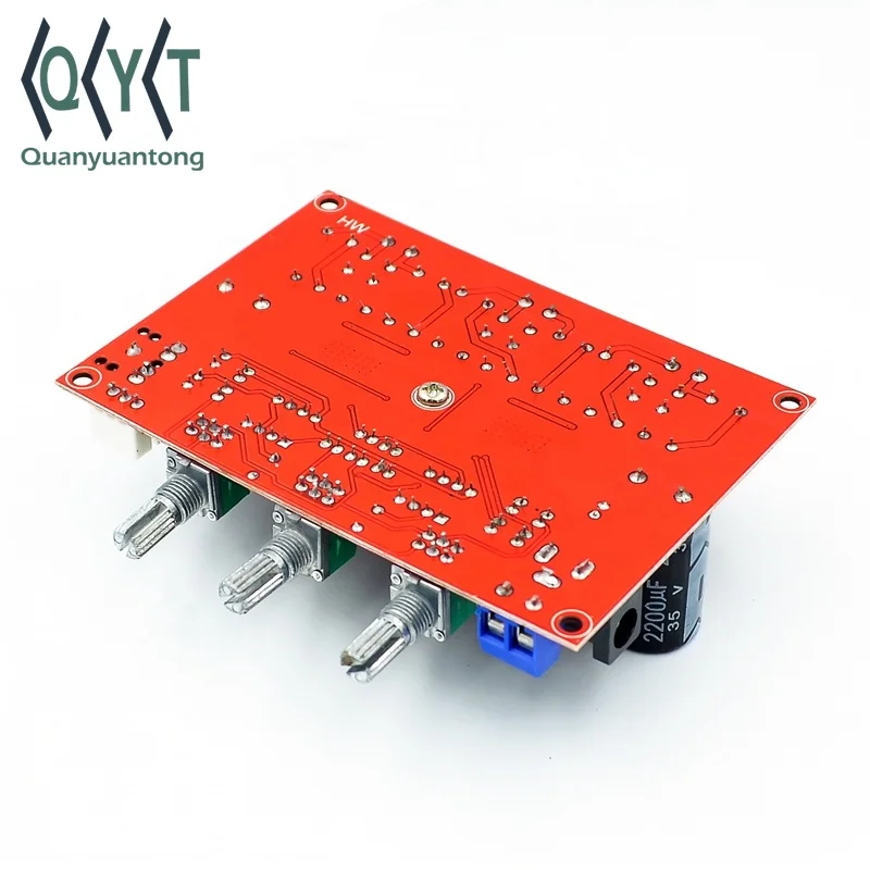 TPA3116D2 Amplifier Board TPA3116D2 2.1 TPA3116 Amplifier 2.1 Channel Audio Amplifier Board Module XH-M139 12V-24V 50W+100W