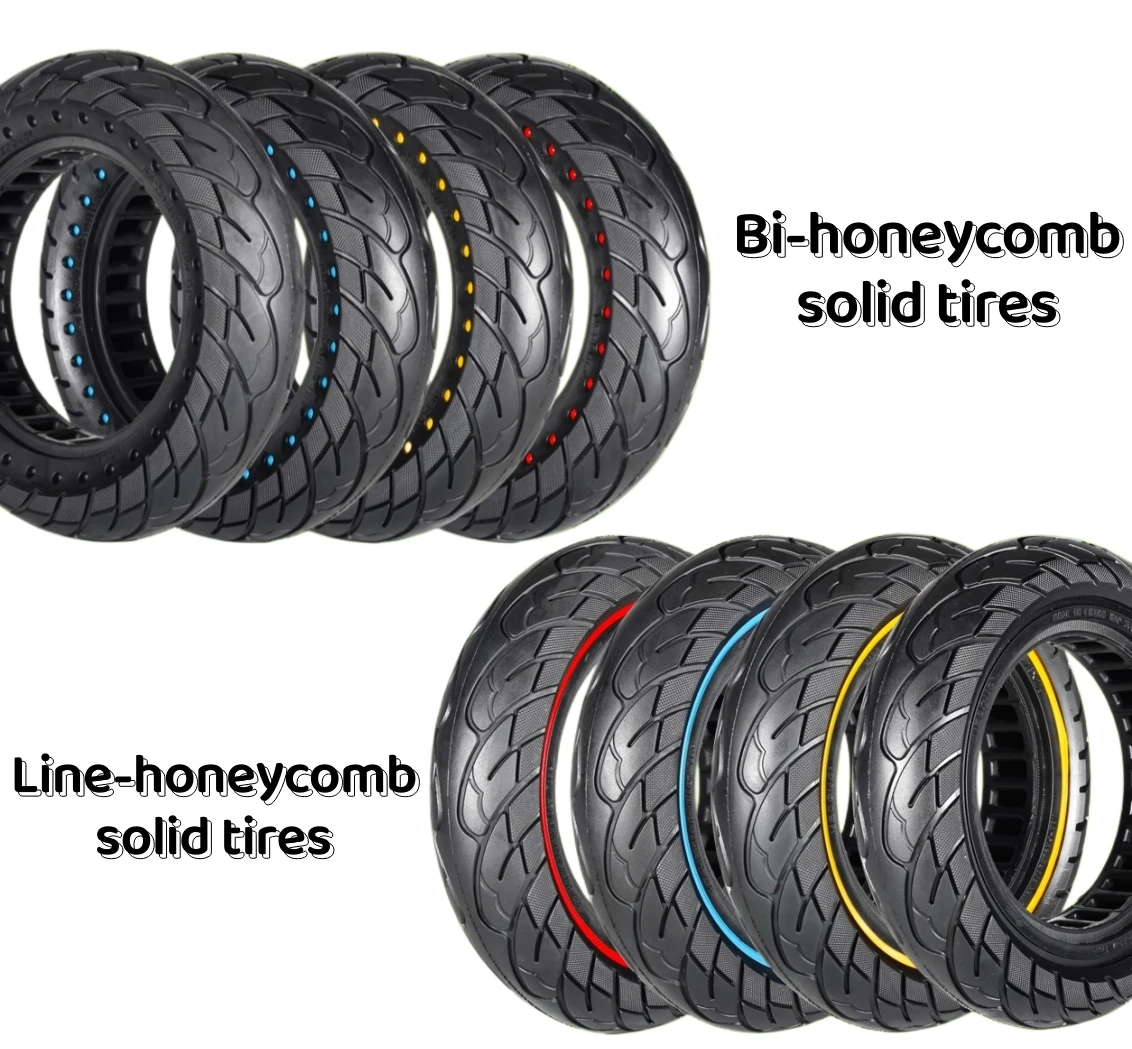 Nedong high quantity 10x2.5  Solid  Tires for Balance car E Scooter Parts Tire Replacement Line Honeycomb