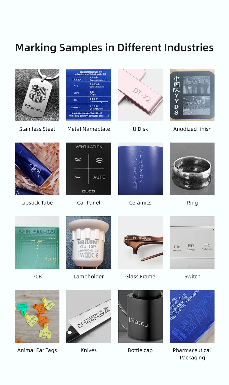 Diaotu 20W Laser Marking Machine Metal Credit Card machine Iphone Laser Machine