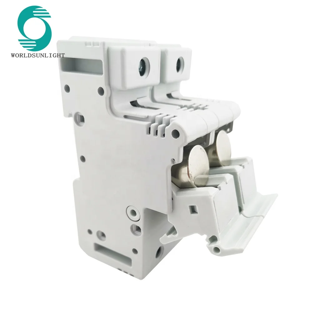  Worldsunlight WSPV-63 CE 22*58 мм gPV 20kA dc 60A цепи 2pole PV солнечная dc1000V держатель