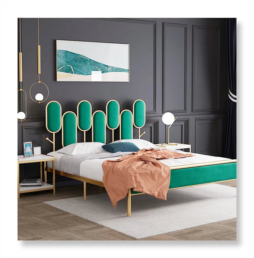 Bedroom Furniture Cheap Wrought Iron Beds Metal Bed Kids Adult