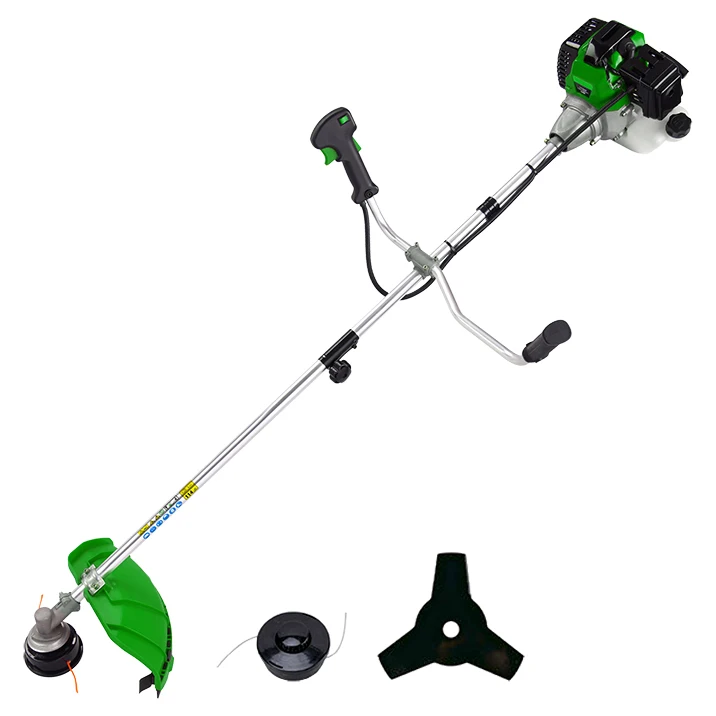 52CC Petrol Grass Cutter Cordless Gasoline Grass Trimmer Parts String Line Head With Blades Gas Brush Cutter Machine For Sale