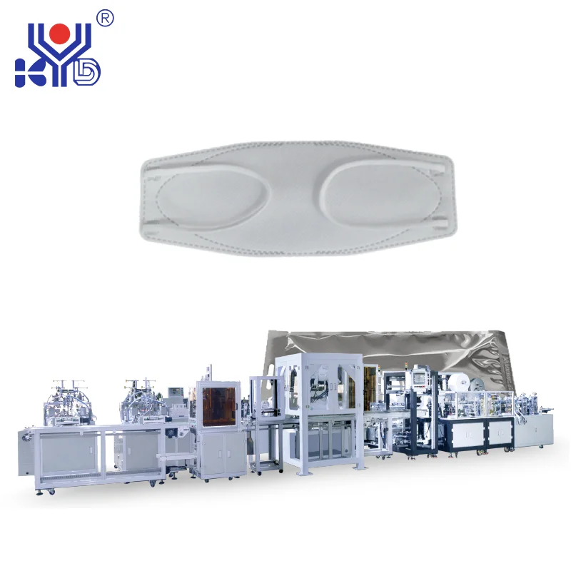 2021 Fully Automatic KF 94 Mask Making Machine with Packing Function