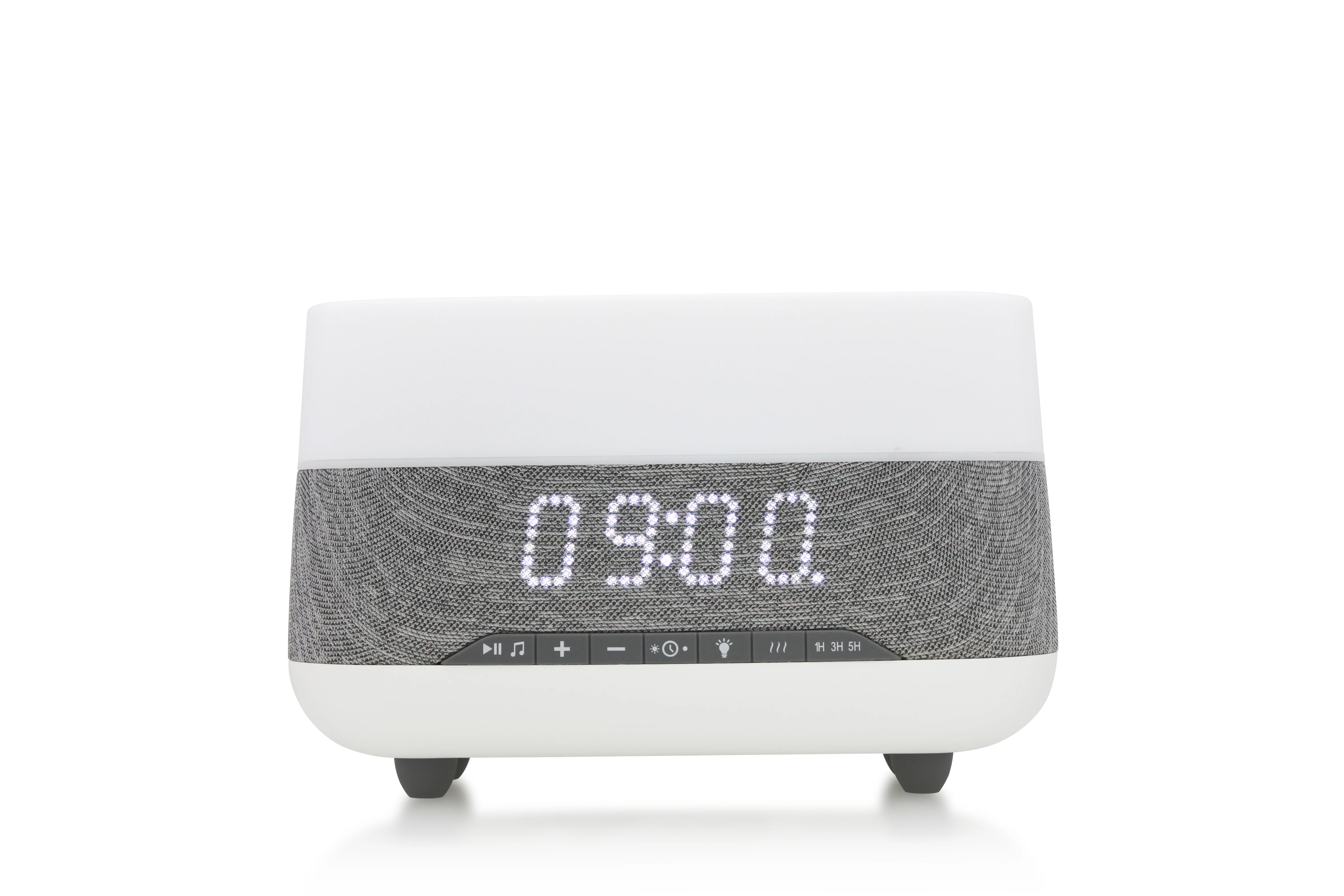Diffuser Machine Alarm Clock Wifi Aroma Time Week Temperature Weather Displayed Led Colour Changing Aroma Diffuser with Music
