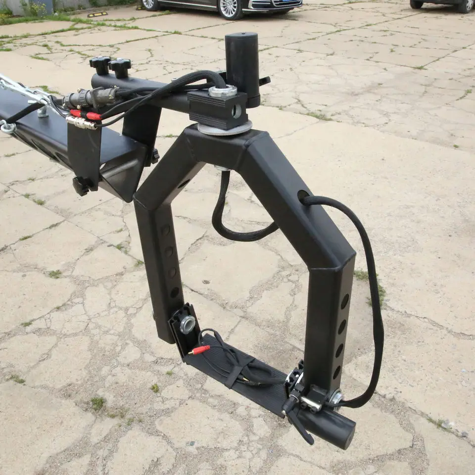 Professional Heavy Duty 10 Meters 130mm Triangle Rocker Arm Video Jib Camera Crane