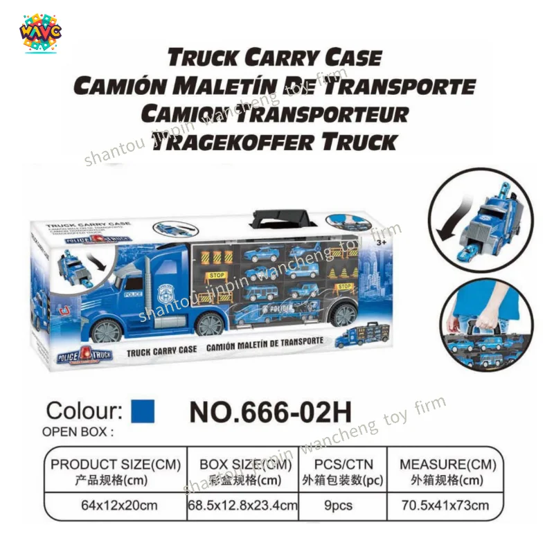 Hot Sell Kid Pretend Play Police Station Set Army Vehicle Mini Battle Set Die Casting Toys Car Carrier Truck Toy