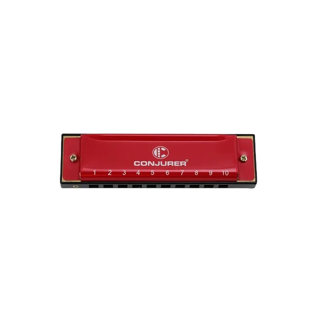 Conjurer Ready to Ship for Kids and Adult with 10 Hole Diatonic Harmonica Blues Harps musical instruments and toys