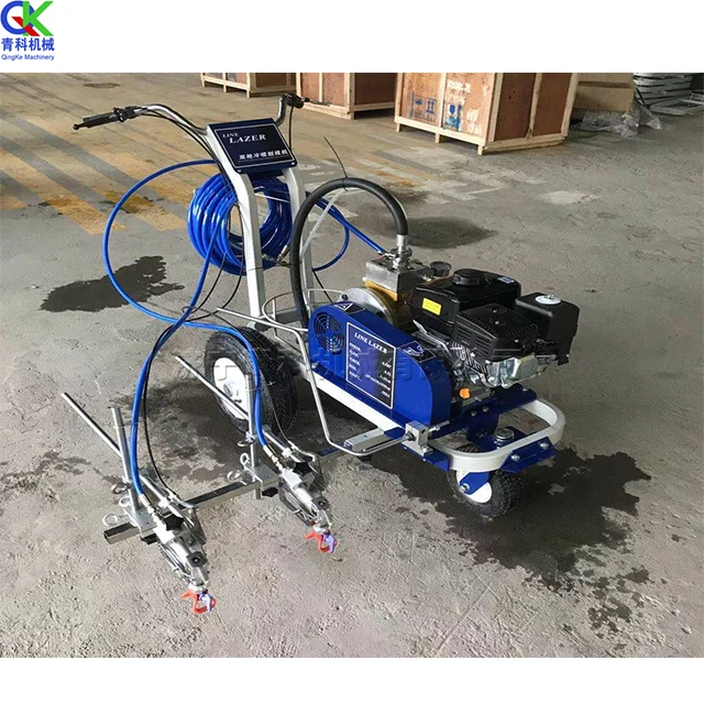 High quality Automatic Airless Line Striper  cold liquid spray painting road marking machine for price