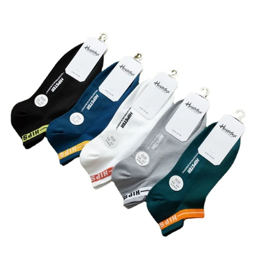 
Новинка весна-лето 2021, модные яркие цветные мужские повседневные носки-лодочки Luokou, оптовая продажа носков 