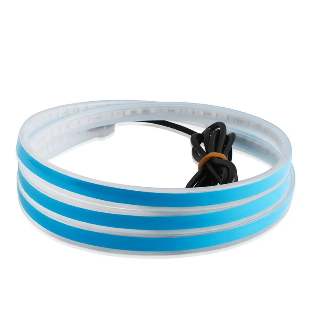 Sequential Scan Led Car Hood Lights Universal Headlight Strip Car Decorative Atmosphere Lamp DRL Auto Daytime Running Lights 12V