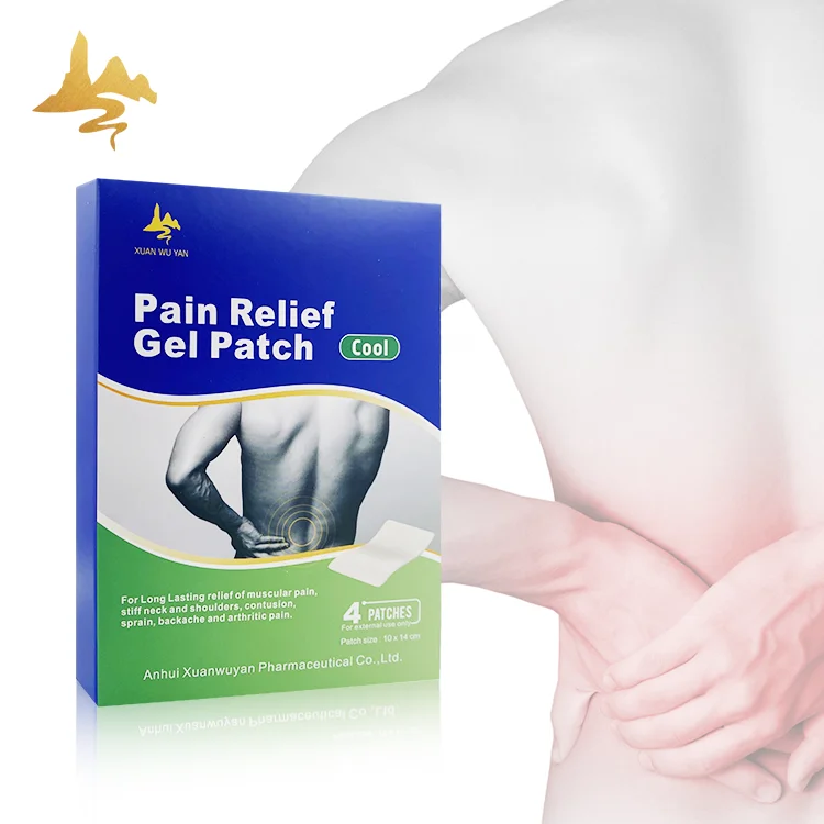 Chinese Suppliers New Product Disposable Transdermal Herbal Natural Menthol Plaster Joint Pain Relief Gel Patch