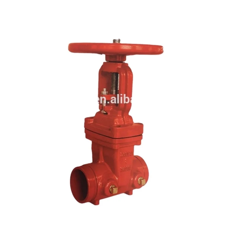  UL FM Listed 200PSI Y рифленая шаровой клапан для тушения