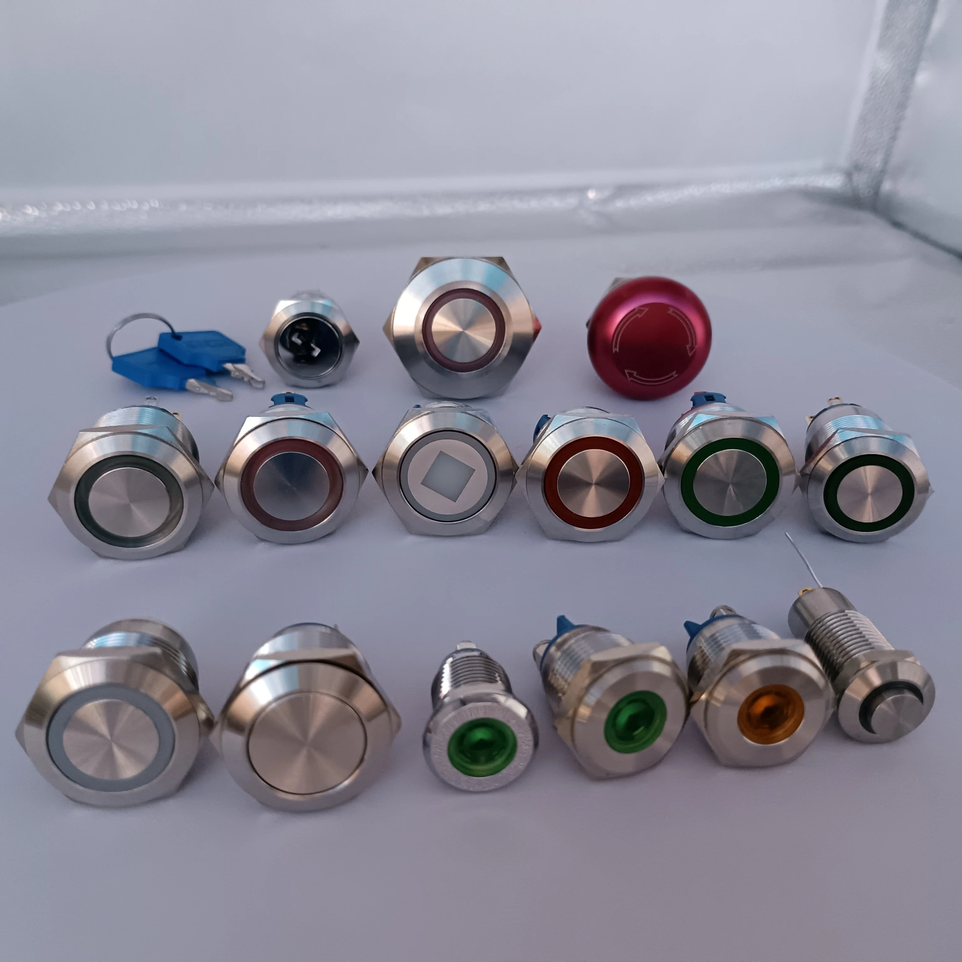 Wholesale price IP65 Benlee 22MM metal emergency stop button Momentary Push button Switch