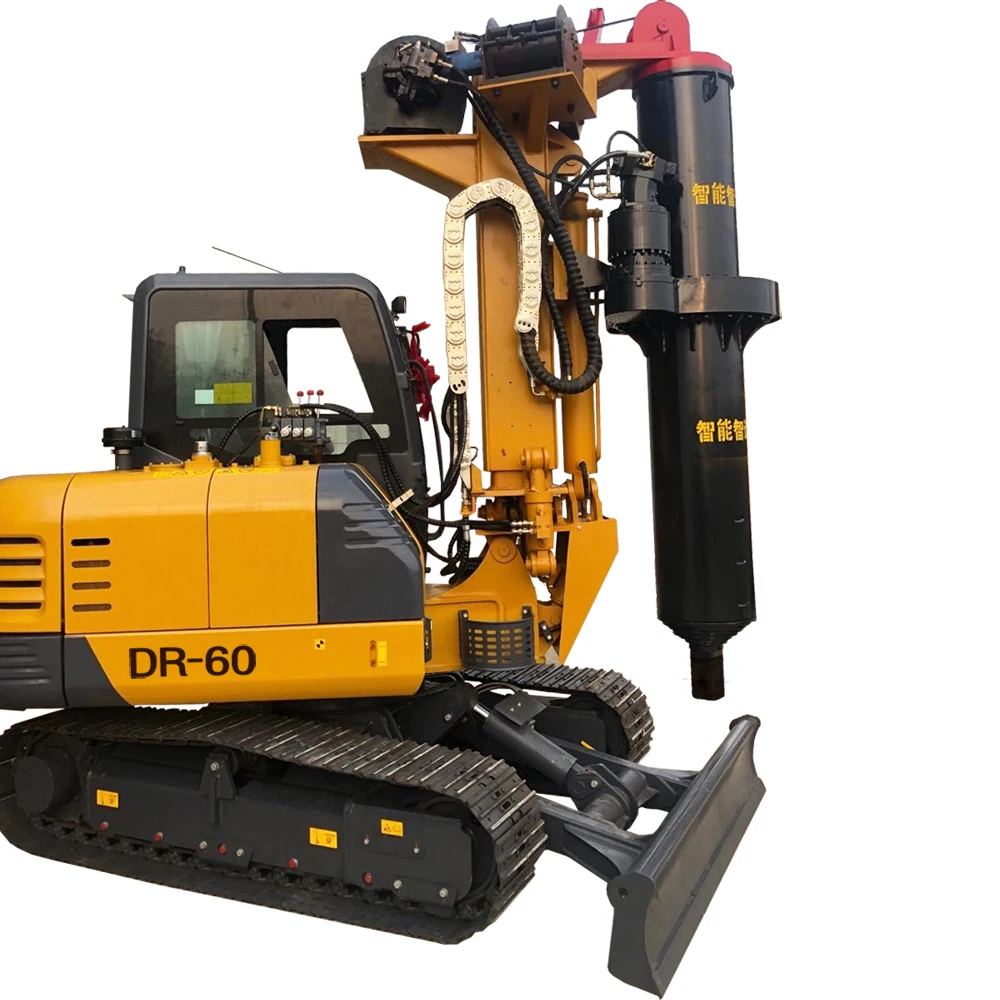 Micro rotary drilling rig for small engineering construction