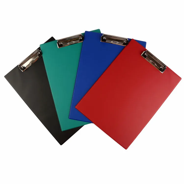 Recycle leather covered clipboard folder double side drawing board with pocket and pen holder