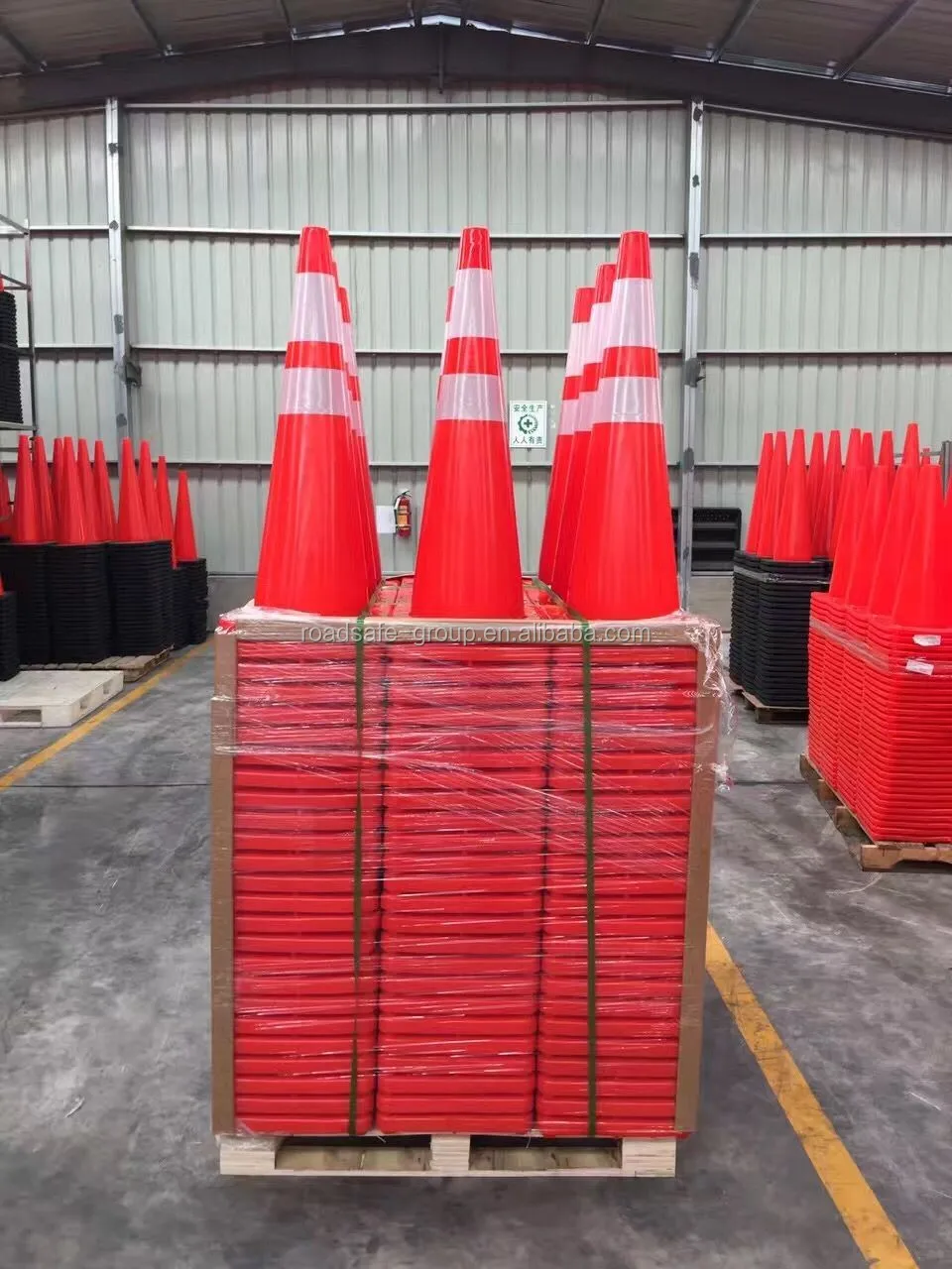 Beijing roadsafe Wholesale 30/45/70/75/90cm  orange traffic PP PVC cone supplier