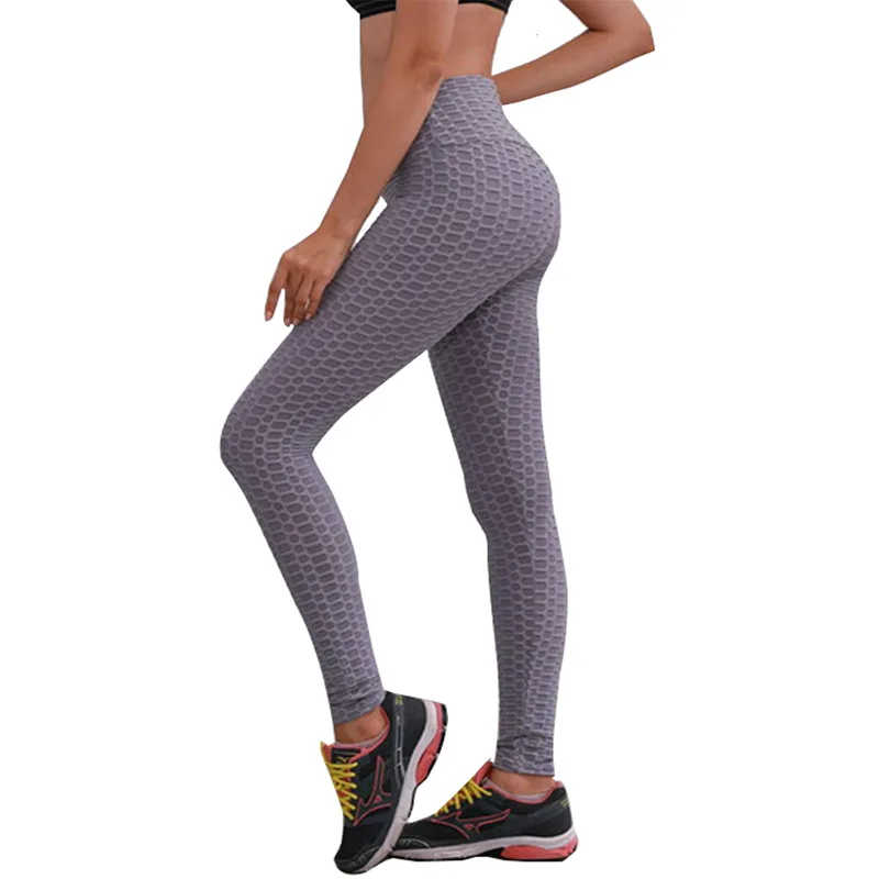 
High quality anti-cellulite compression yoga pants women slim push up leggings 