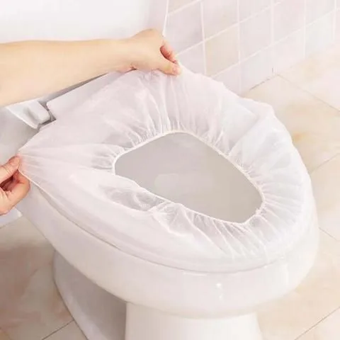 Disposable toilet seat covers portable one off waterproof toilet lid mat cushion