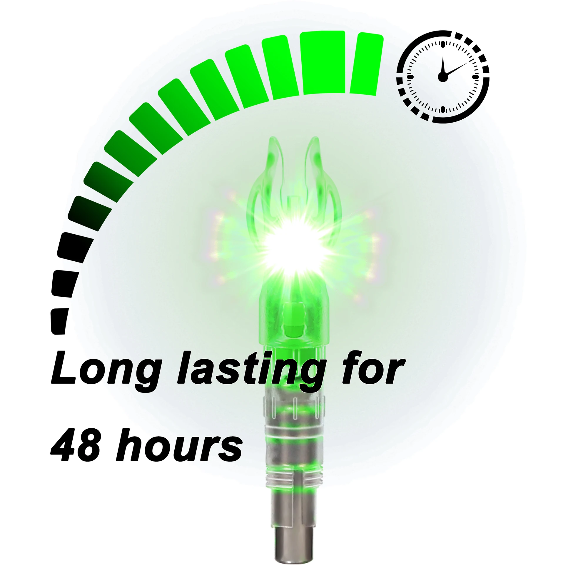 Archery Hunting Accessories LED Lighted Nocks 6.2mm 0.246 inch Archery LED Lighted Nock Arrow Shaft Tail