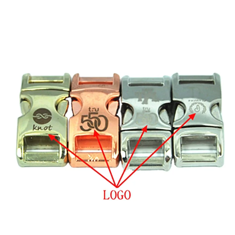 Metal side release buckles curved metal buckles for backpack