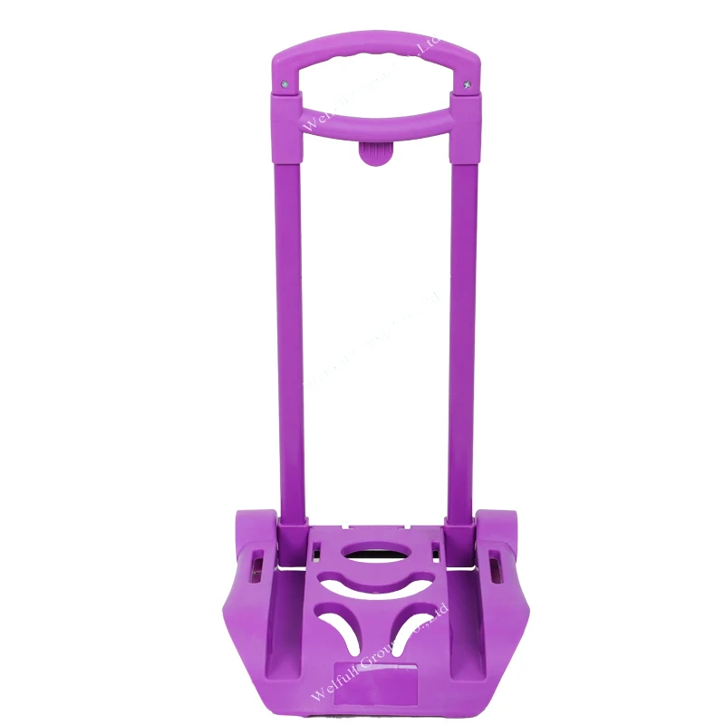 Metal Two Wheels Folding Hand Truck Dolly Luggage Trolley Cart with Telescopic Design