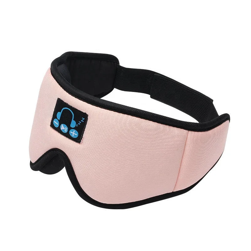 Wholesale Adjustable Travel Private Label Custom Light Block Blindfold Black 3D Contoured Memory Foam Sleeping Eye Mask