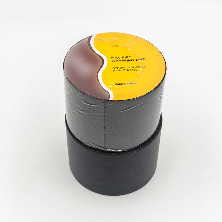 Pipe Corrosion Protective Pvc Wrapping Self Adhesive Tape Black