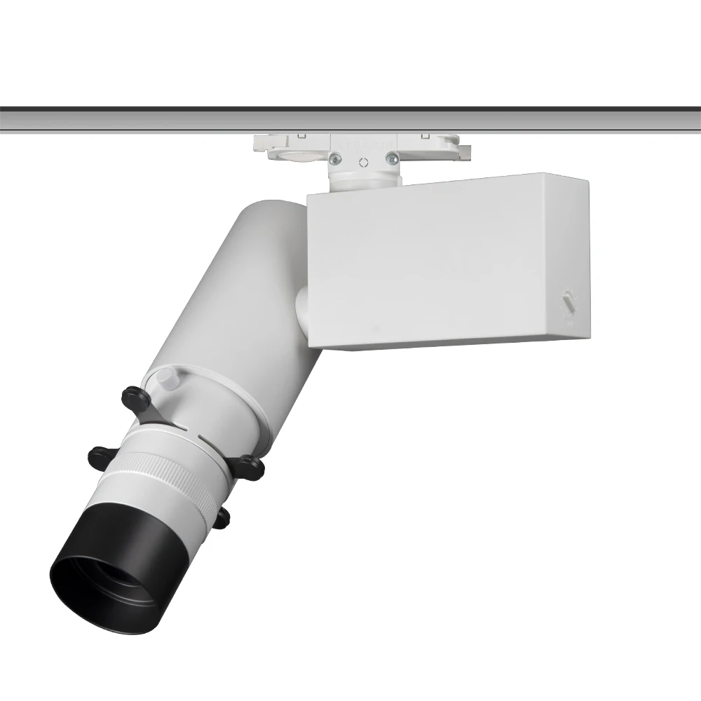 20W Dimmable Wide Framing Projector LED 16.2W COB Contour Spot Track Light for Museum Lighting