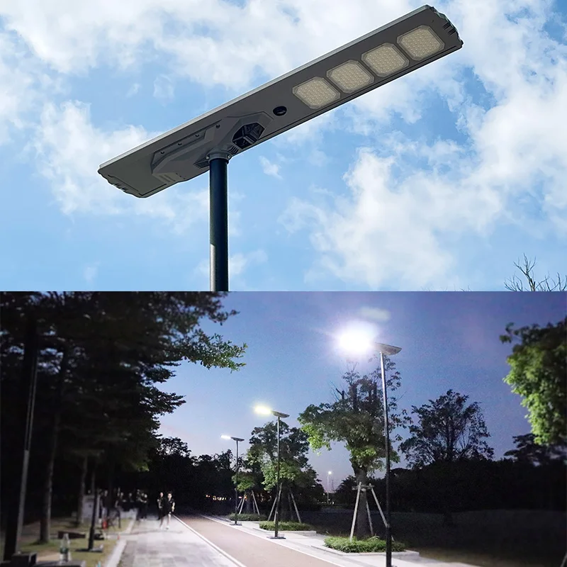 High quality smart outdoor all in one solar power street light hidden inbuilt 4g ptz camera