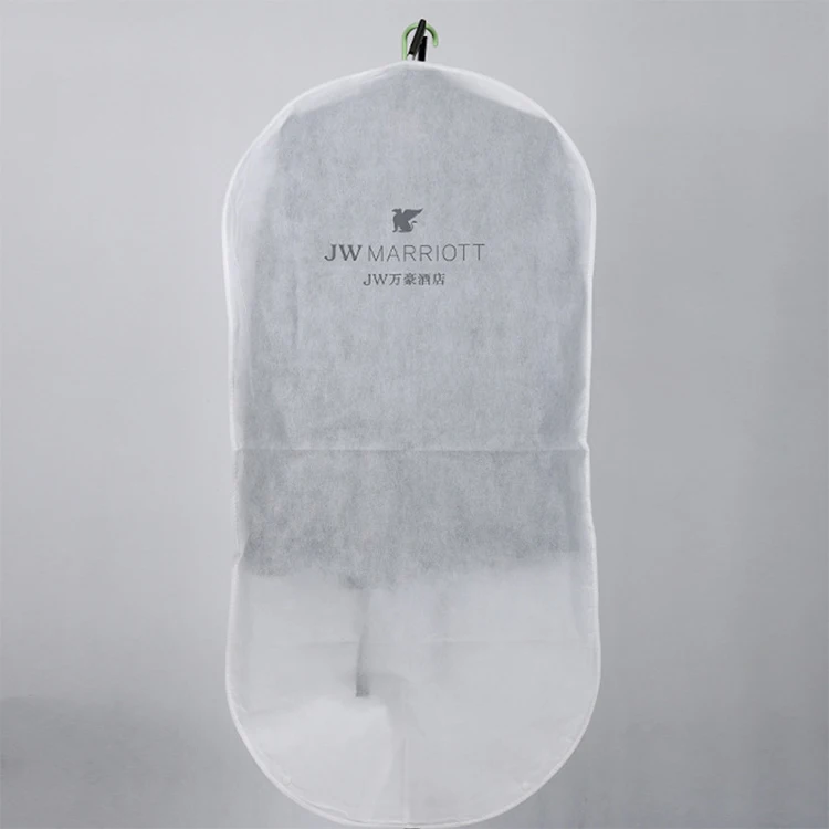 S&J Classic Eco friendly Custom Non Woven Clothing Garment Suit Bag Dustproof Clean Convenient Handle Design