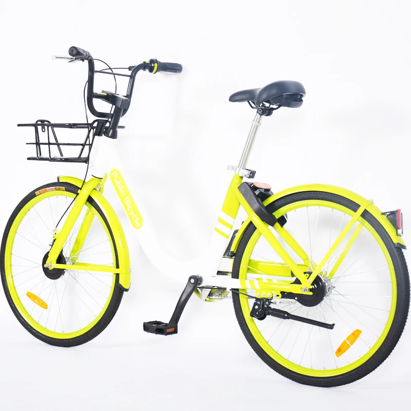 24&26Aluminum alloy high quality anti-theft rust stab-resistant tire smart lock OEM share bicycle public bike