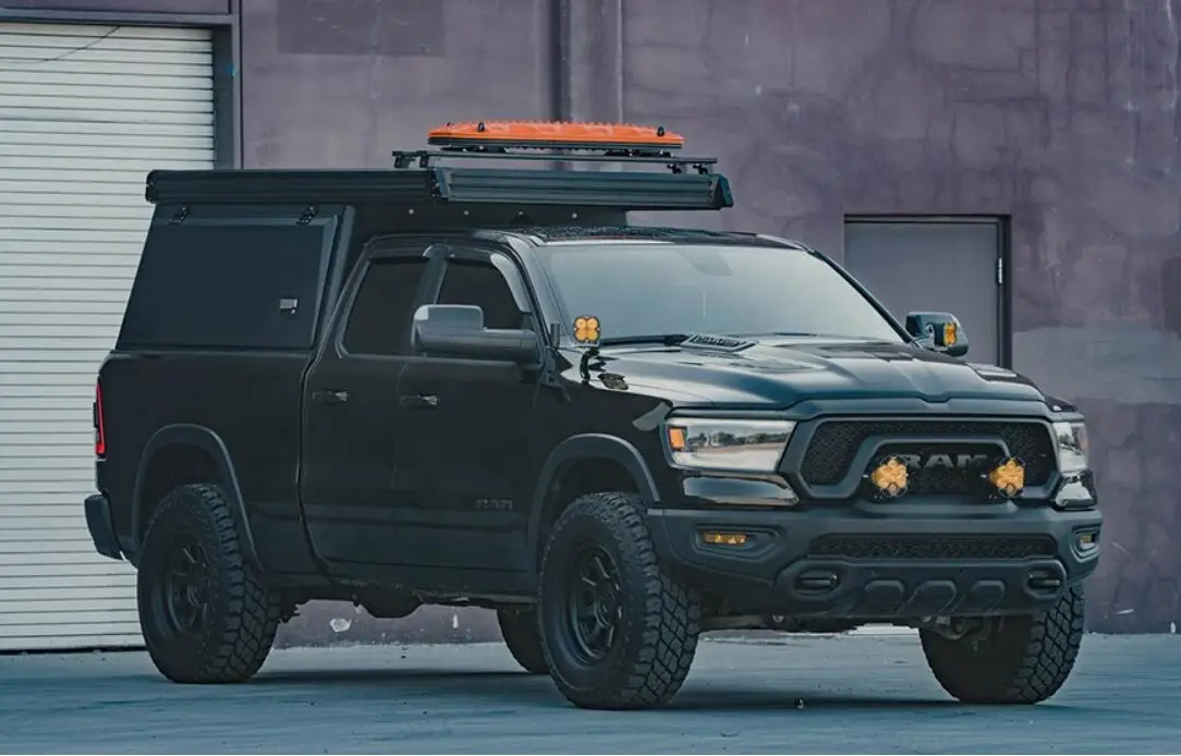 4wd Camper Truck Camping Overland Pickup Aluminium 4x4 Truck Camper Ute Trays Canopy with Tent