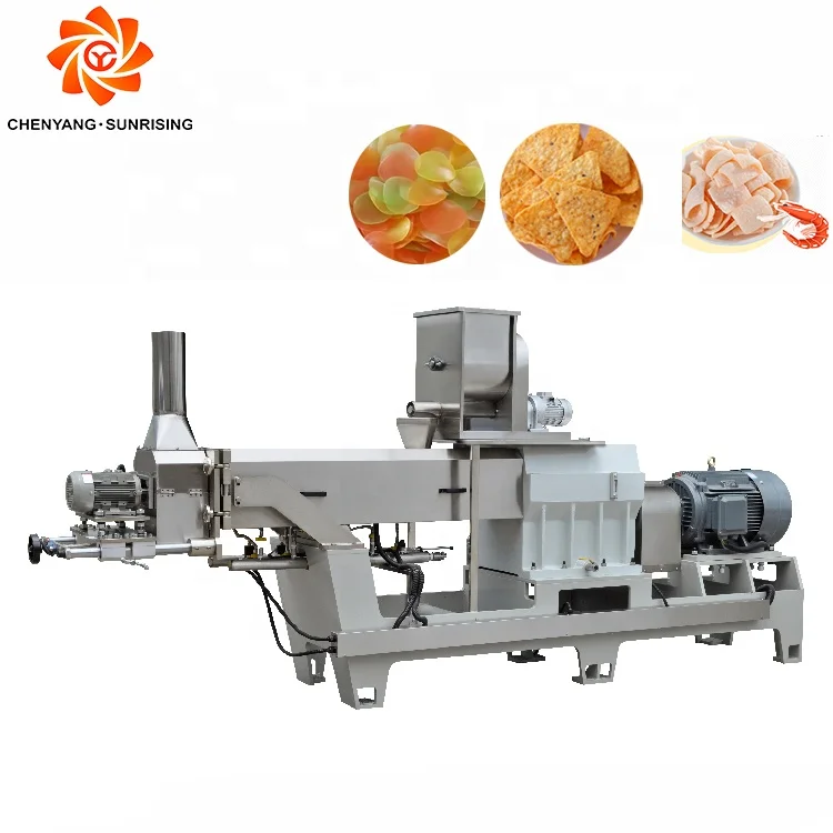 3D Pellet Snack Rusk Extruder Fish Shrimp Cracker Prawn Crackers Shrimp Chips Making Machine