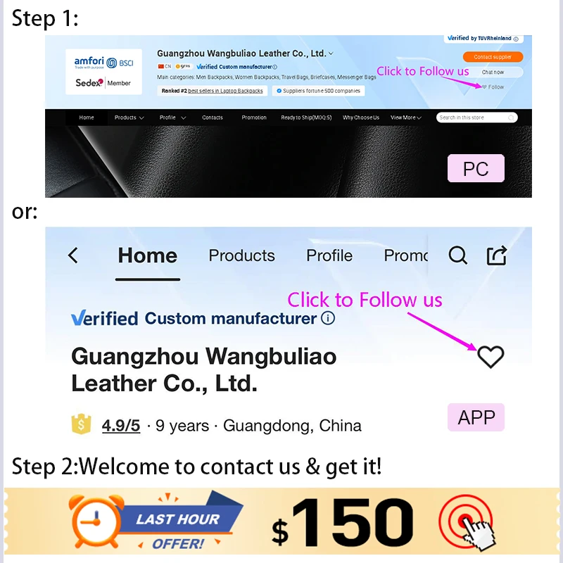 BOPAI wholesale premium office travel back pack trolley 15.6 inch laptop customized luxury genuine leather man casual backpack