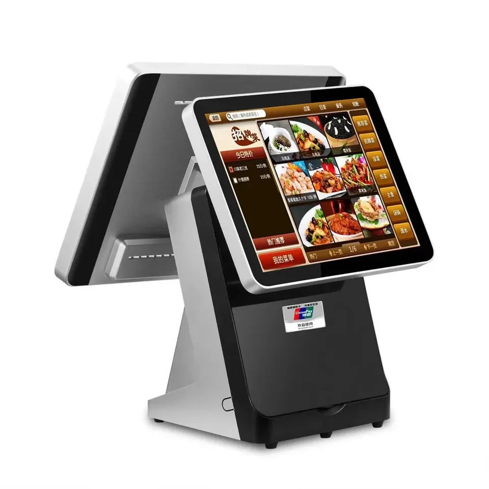 15 дюймов сенсорный экран Windows Pos-системы все в одном Pos-система для супермаркета ресторанная розница