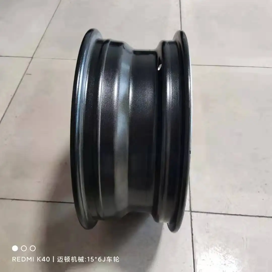 Caravan and boat trailer steel wheel rims and tires 15X6j 5*112PCD steel wheels and 195R15C tires assembly for travel trailer