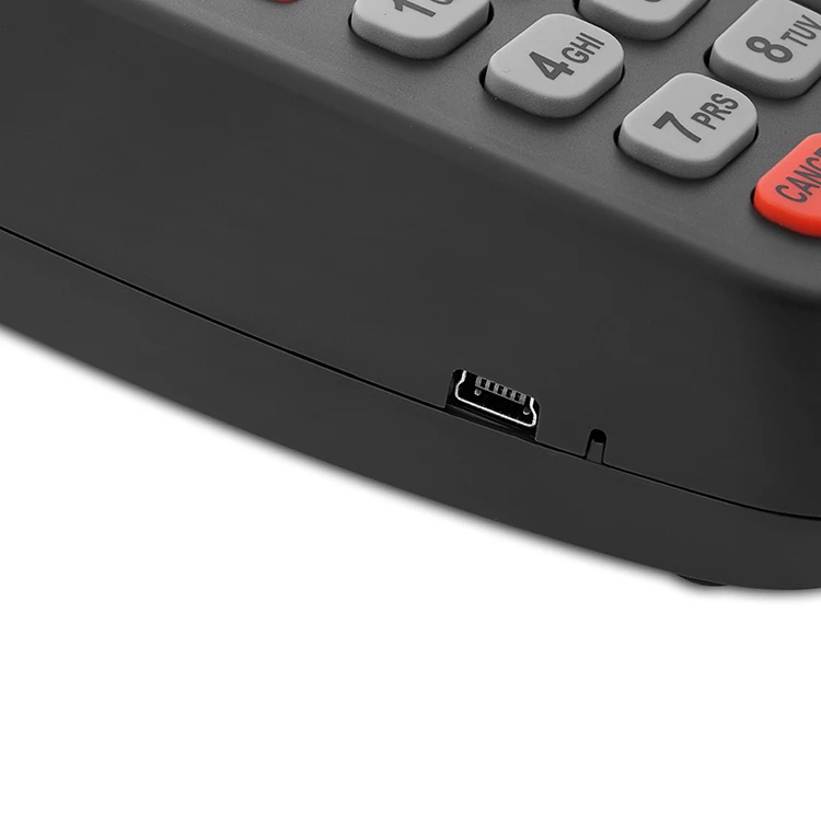 Новый 8210 Pos беспроводной мобильный терминал с принтером и клавиатурой