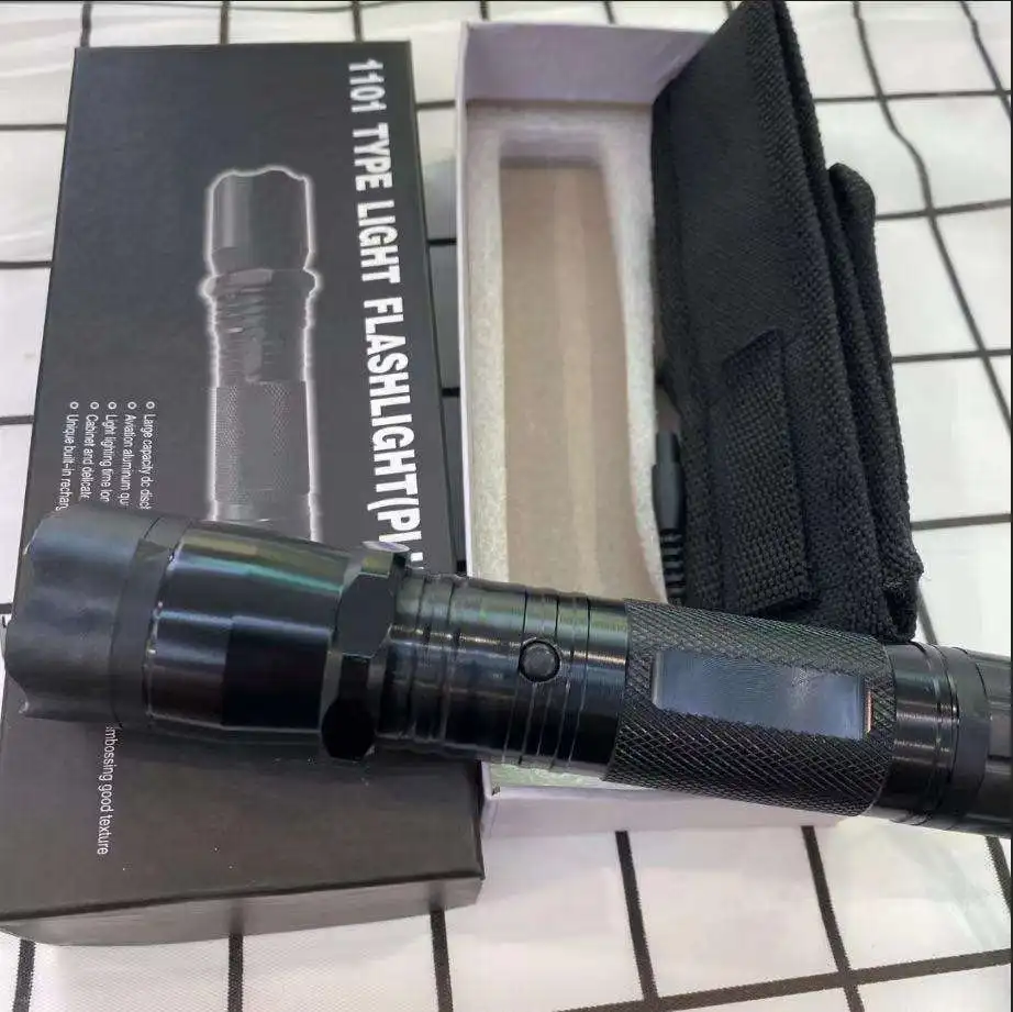 1000 Lumens IP68 Waterproof Tactical Led Flashlights Torches Stun Gun Self Defense