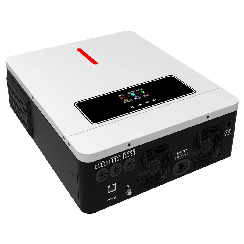3600W 6200W Solar Hybrid Inverter Charger 24V 48V Battery Pure Sine Wave 220VAC 120A MPPT Solar Charge Controller LCD