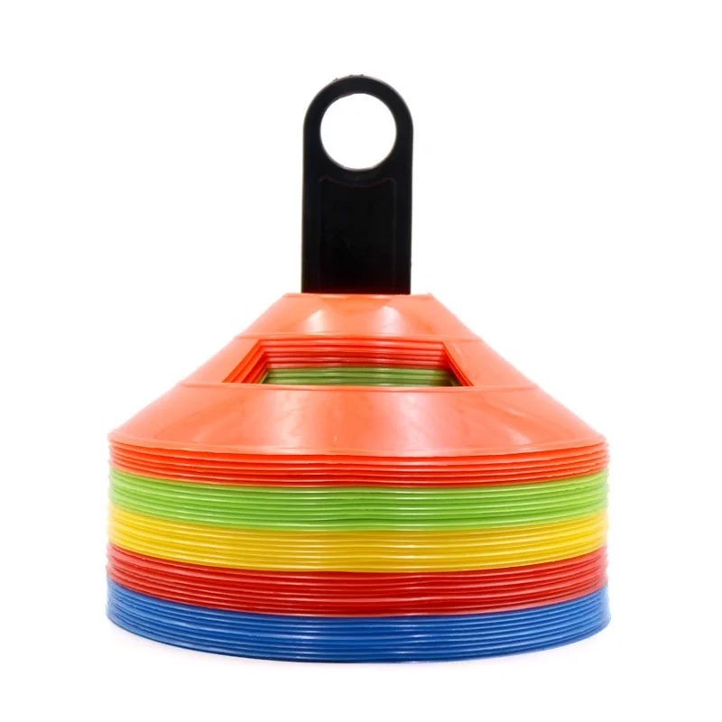 Flexible Football Cones Hollow Sports Disc Marker Cones Durable Football Agility Training Soccer Cones